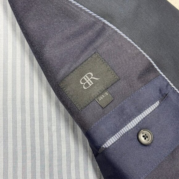 Banana Republic Blazer Marzotto Italy Wool Fabric Surgeon Cuffs Blue 44R - Picture 8 of 11